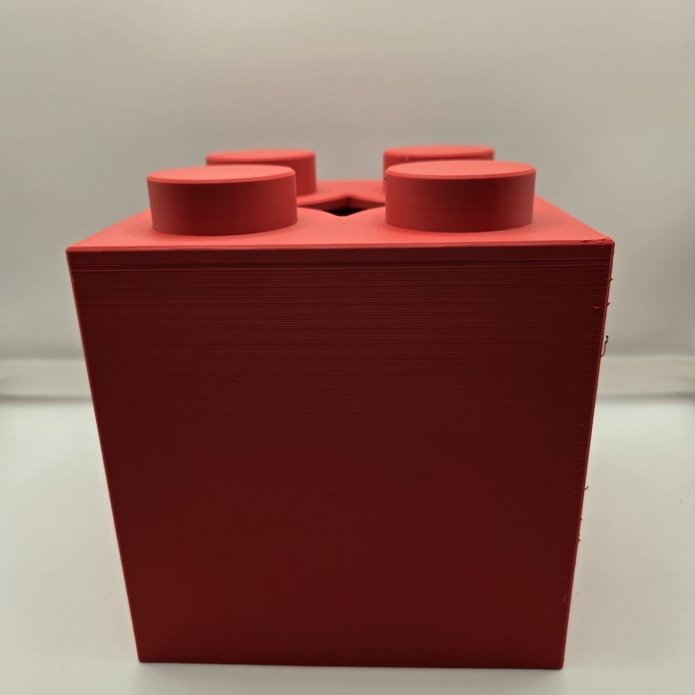 Lego tissue box cover, 3d Printed Art.